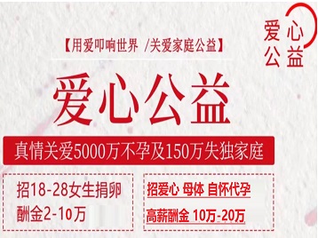 盘龙捐卵助孕生子 爱心志愿者招募